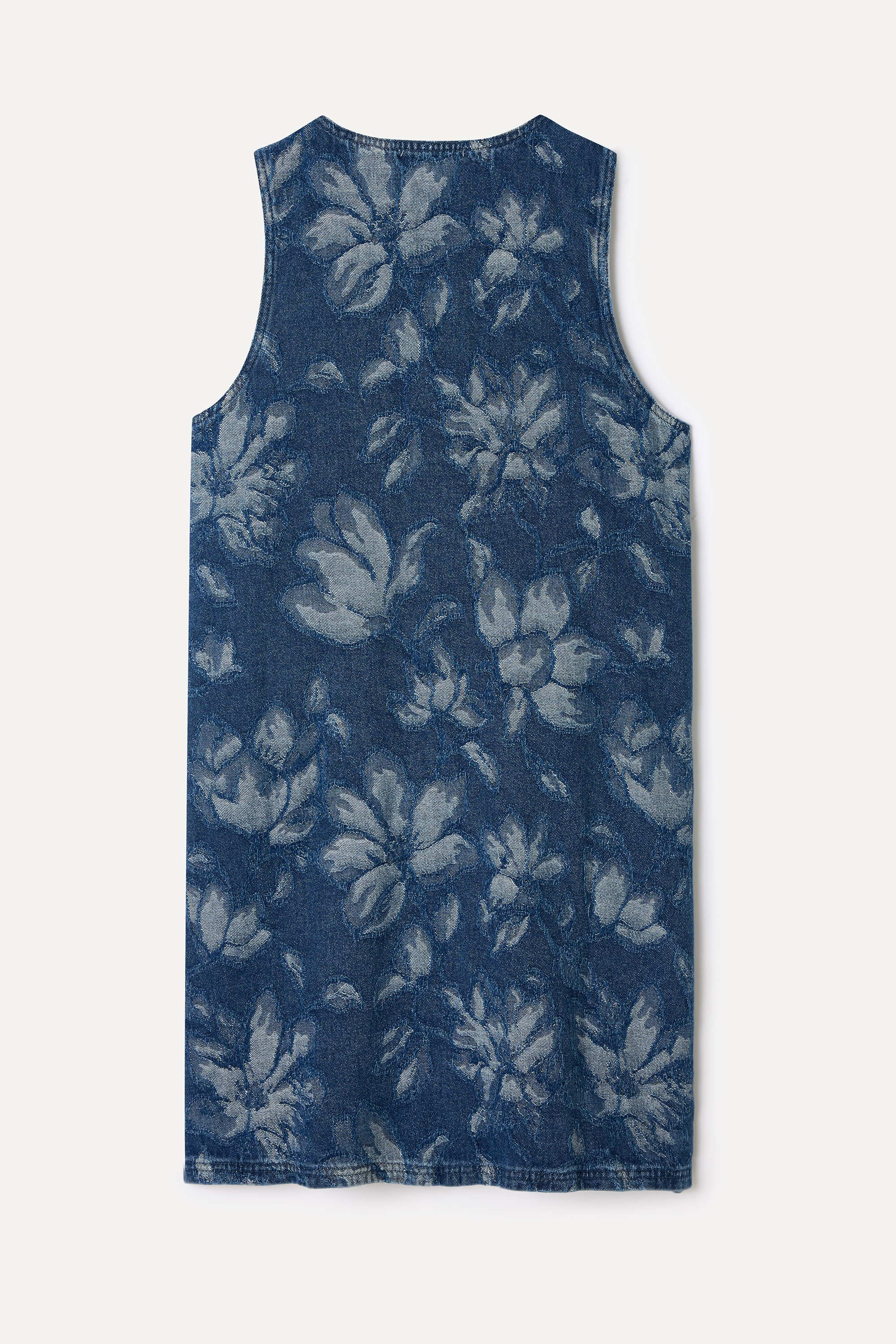 NAKIŞLI MİNİ JEAN ELBİSE