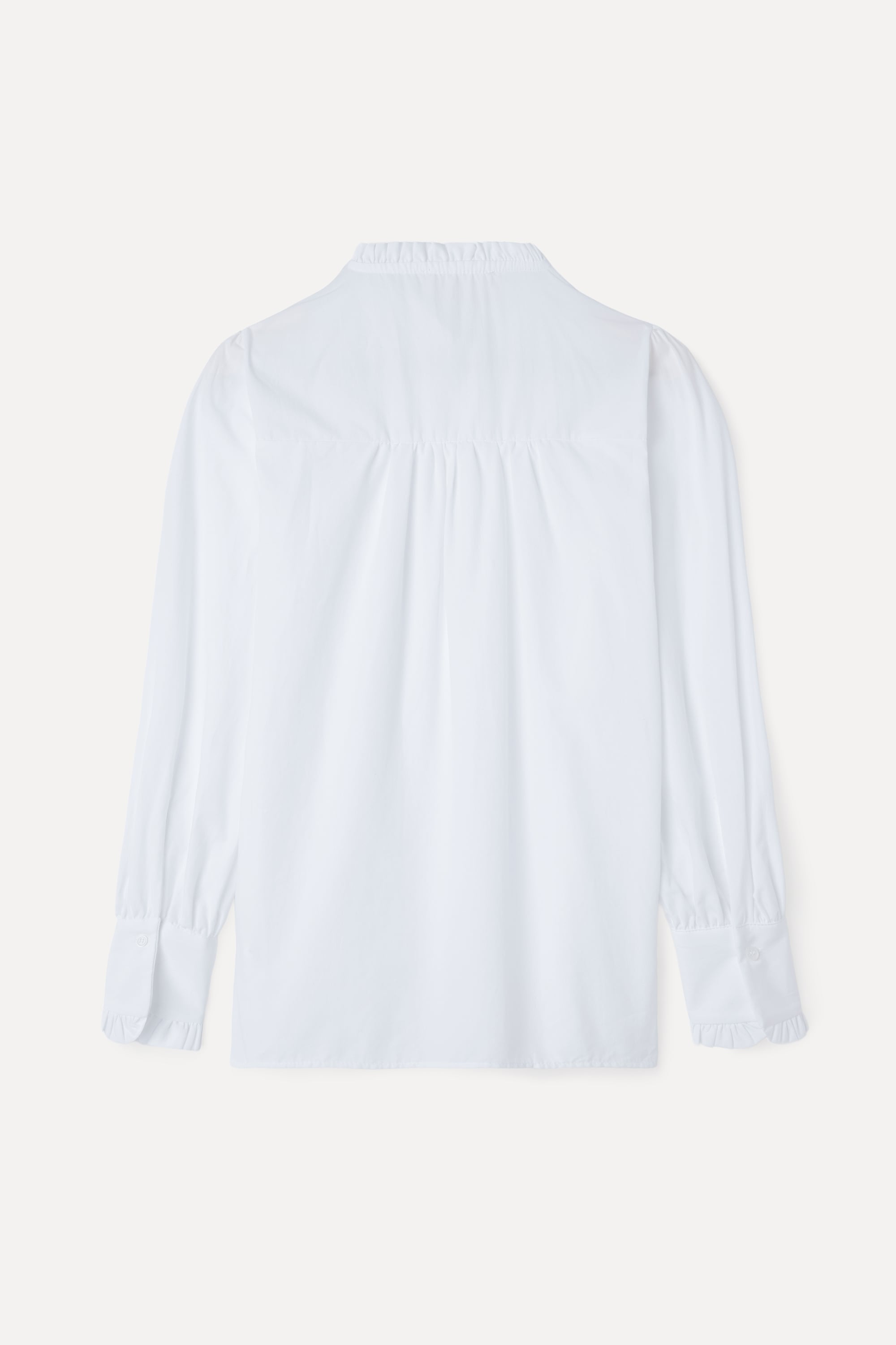 HAKİM YAKA FIRFIRLI GÖMLEK