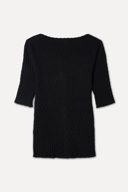  AÇIK YAKA DÜĞMELİ KISA KOLLU TRİKO KAZAK