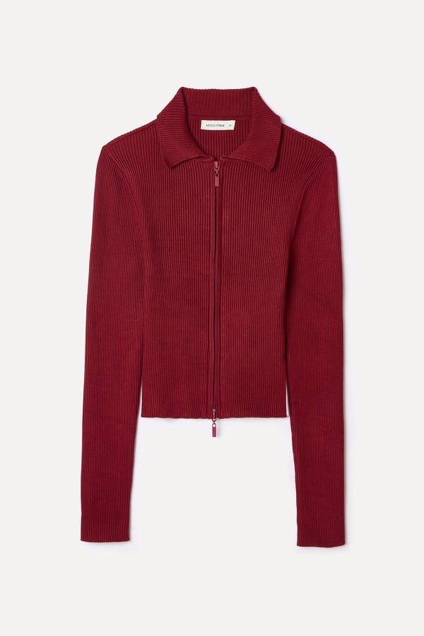 POLO YAKA FERMUARLI TRİKO HIRKA