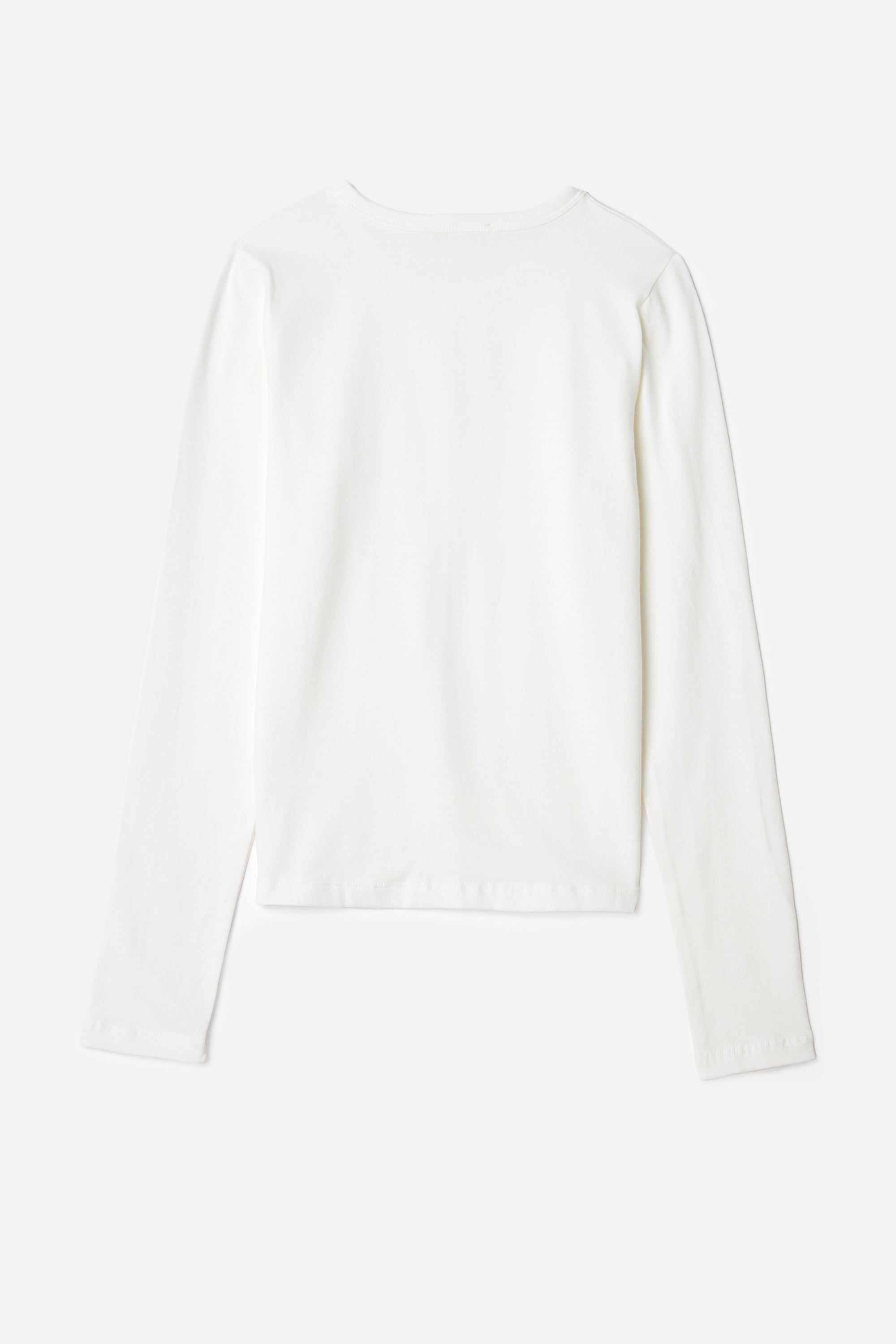 BİSİKLET YAKA UZUN KOLLU T-SHIRT