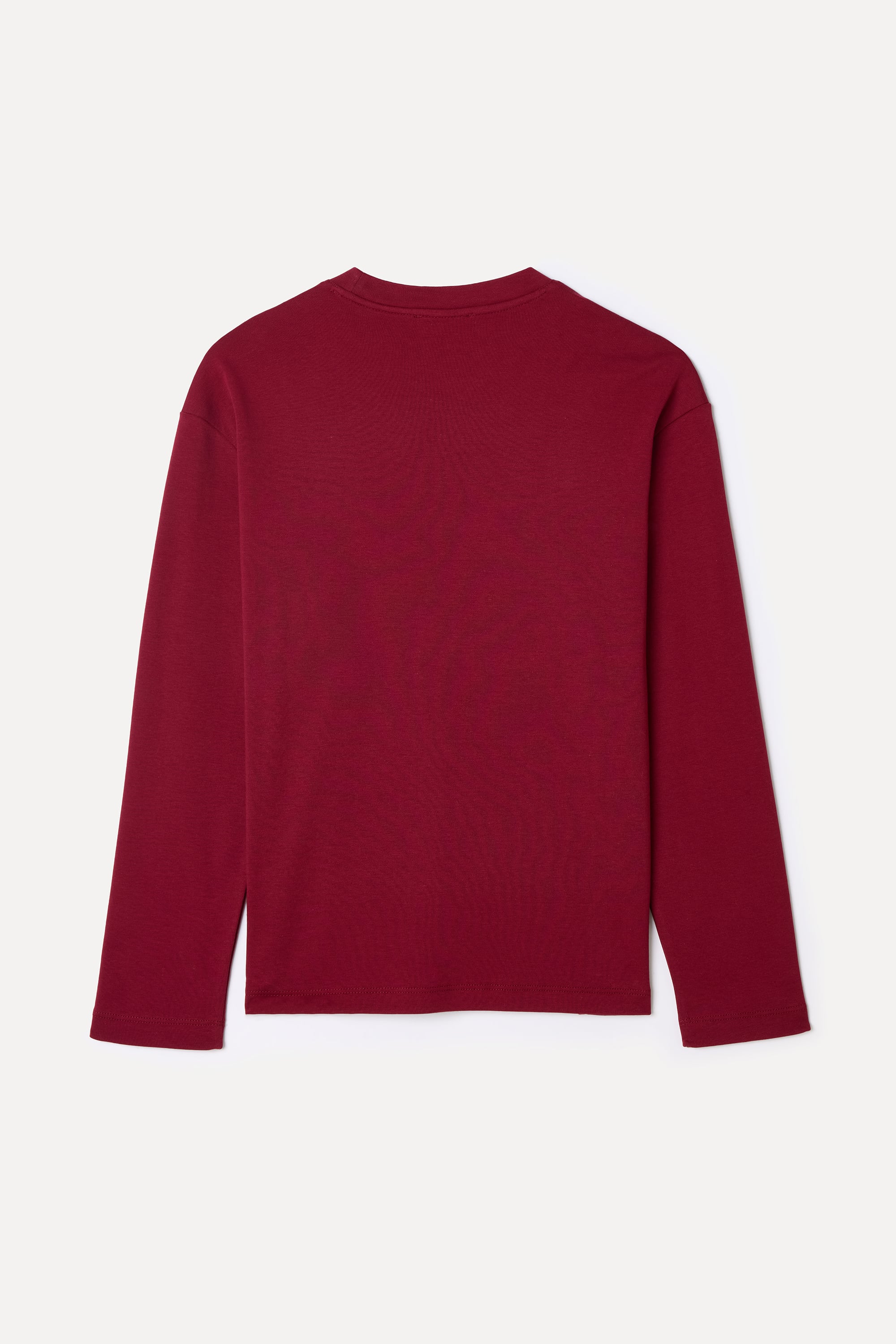 BİSİKLET YAKA UZUN KOLLU T-SHIRT