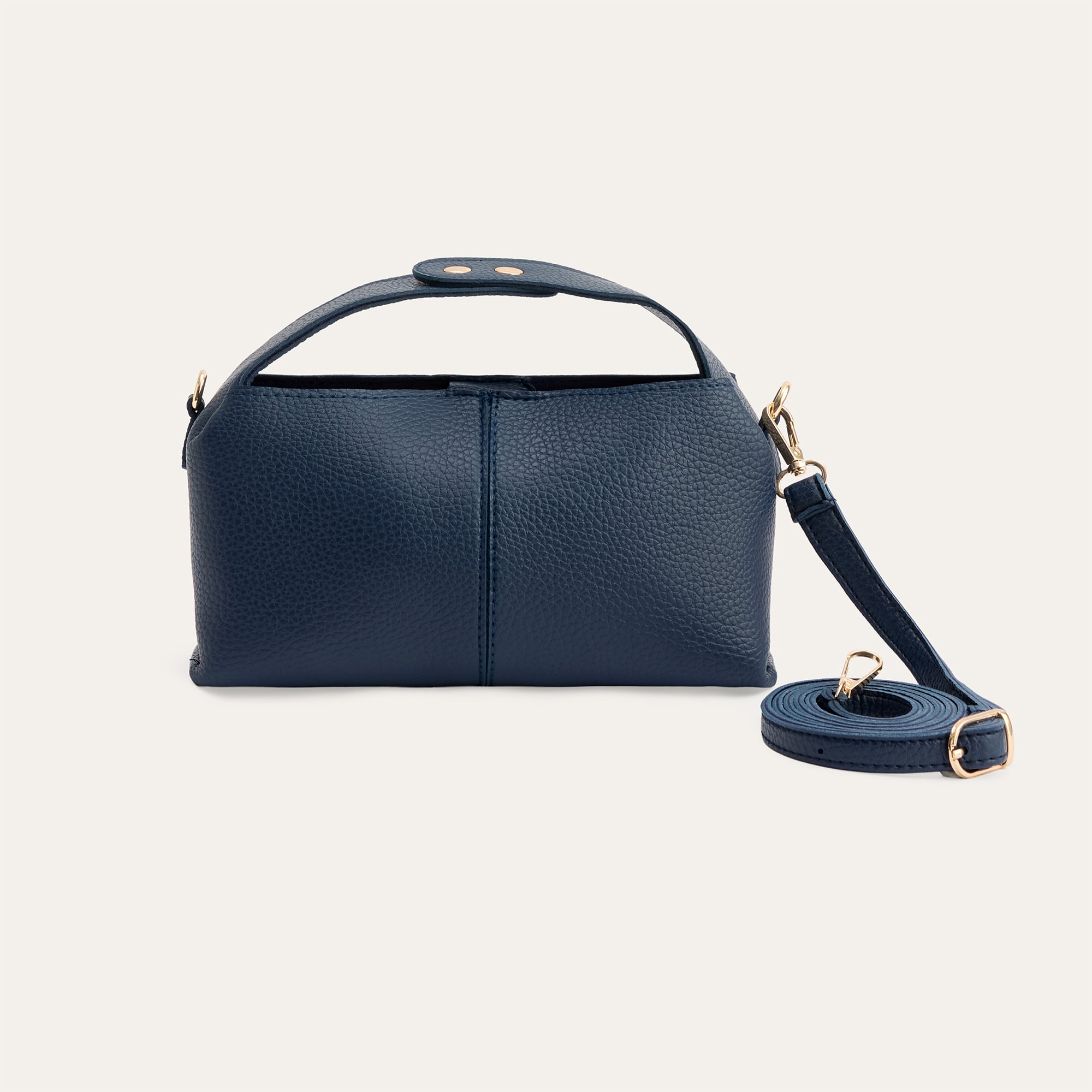 DERİ GÖRÜNÜMLÜ OMUZ ÇANTASI