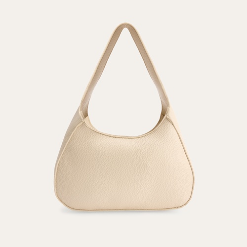 DERİ GÖRÜNÜMLÜ OVAL EL ÇANTASI