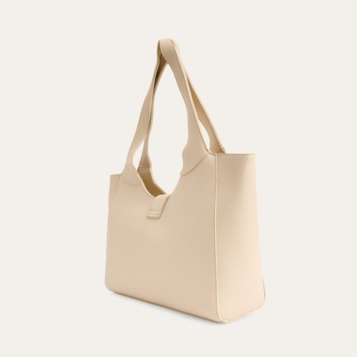  DERİ GÖRÜNÜMLÜ TOKALI EL ÇANTASI