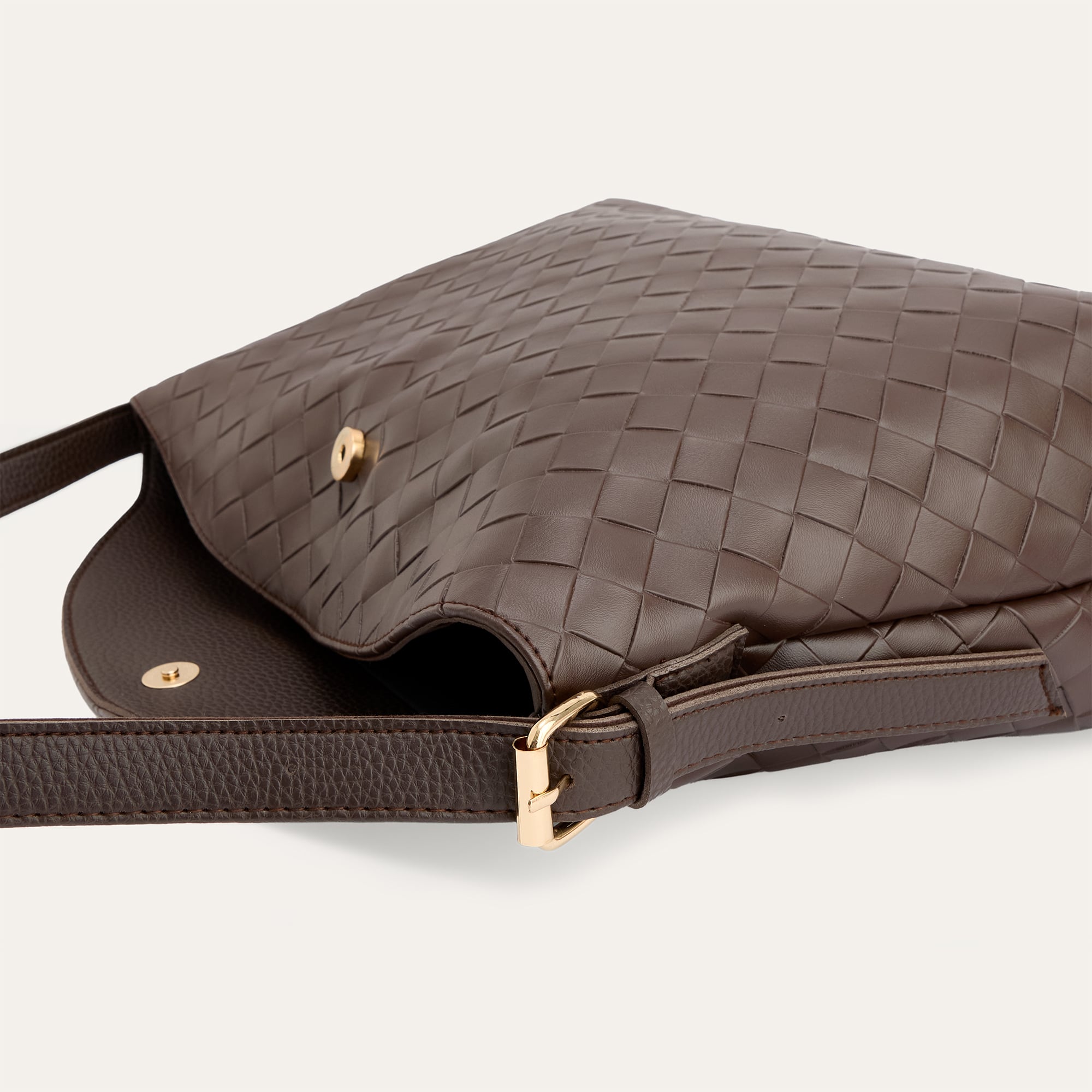 DERİ GÖRÜNÜMLÜ EL ÇANTASI