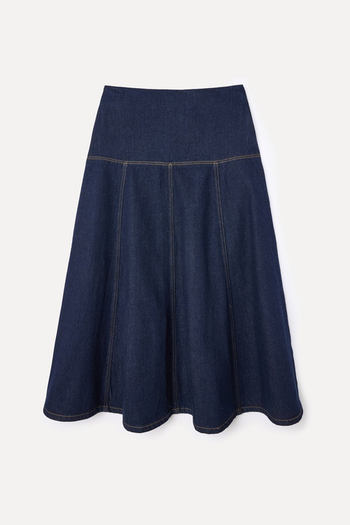  A FORM MİDİ JEAN ETEK