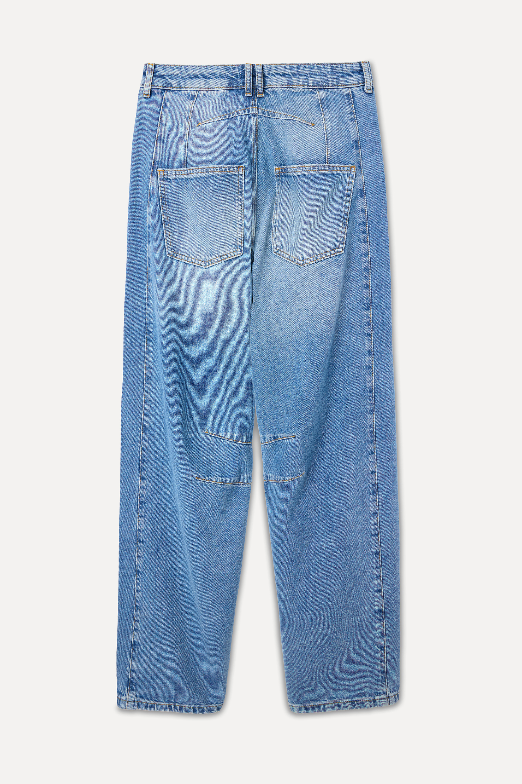 LOOSE FIT DİKİŞ DETAYLI JEAN PANTOLON