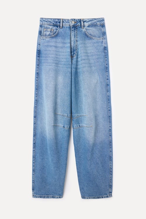  LOOSE FIT DİKİŞ DETAYLI JEAN PANTOLON