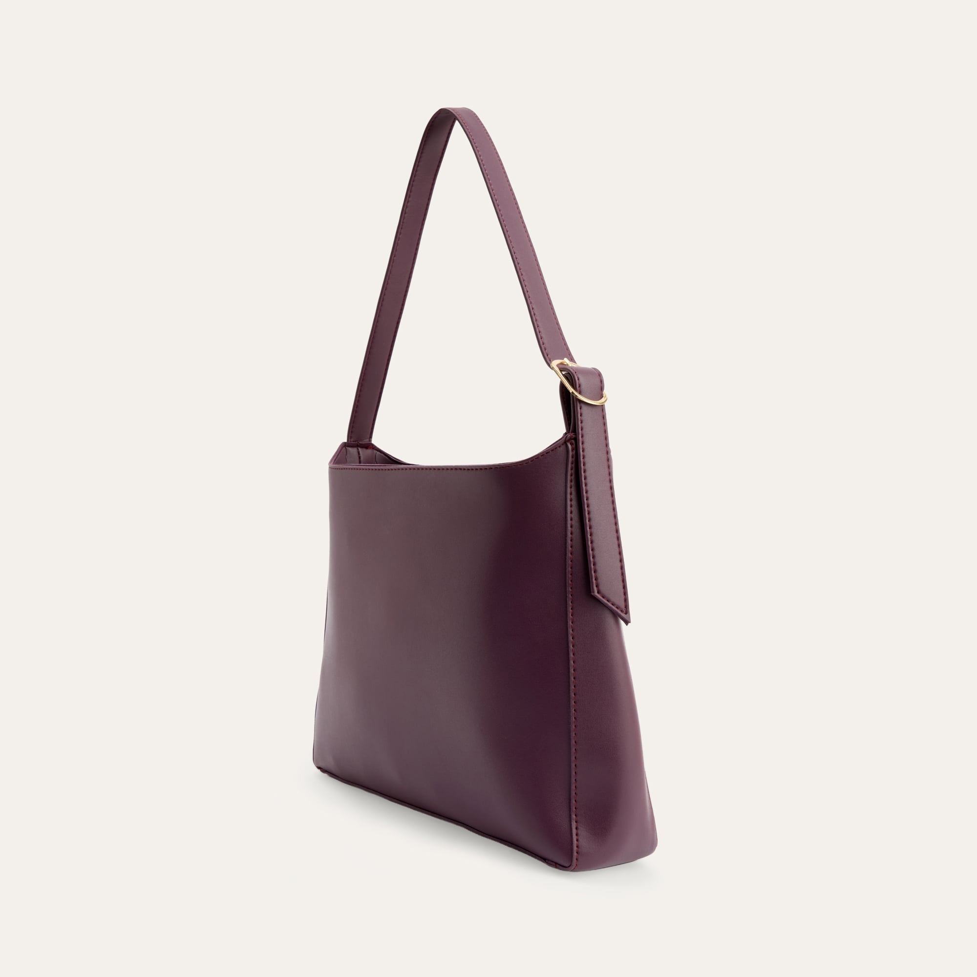 DERİ GÖRÜNÜMLÜ OMUZ ÇANTASI