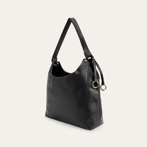  KIRIŞIK DERİ GÖRÜNÜMLÜ EL ÇANTASI