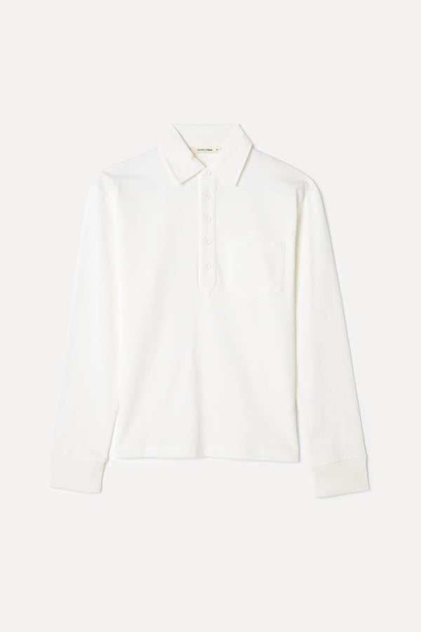 LOOSE FIT POLO YAKA SWEATSHIRT