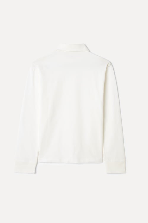 LOOSE FIT POLO YAKA SWEATSHIRT