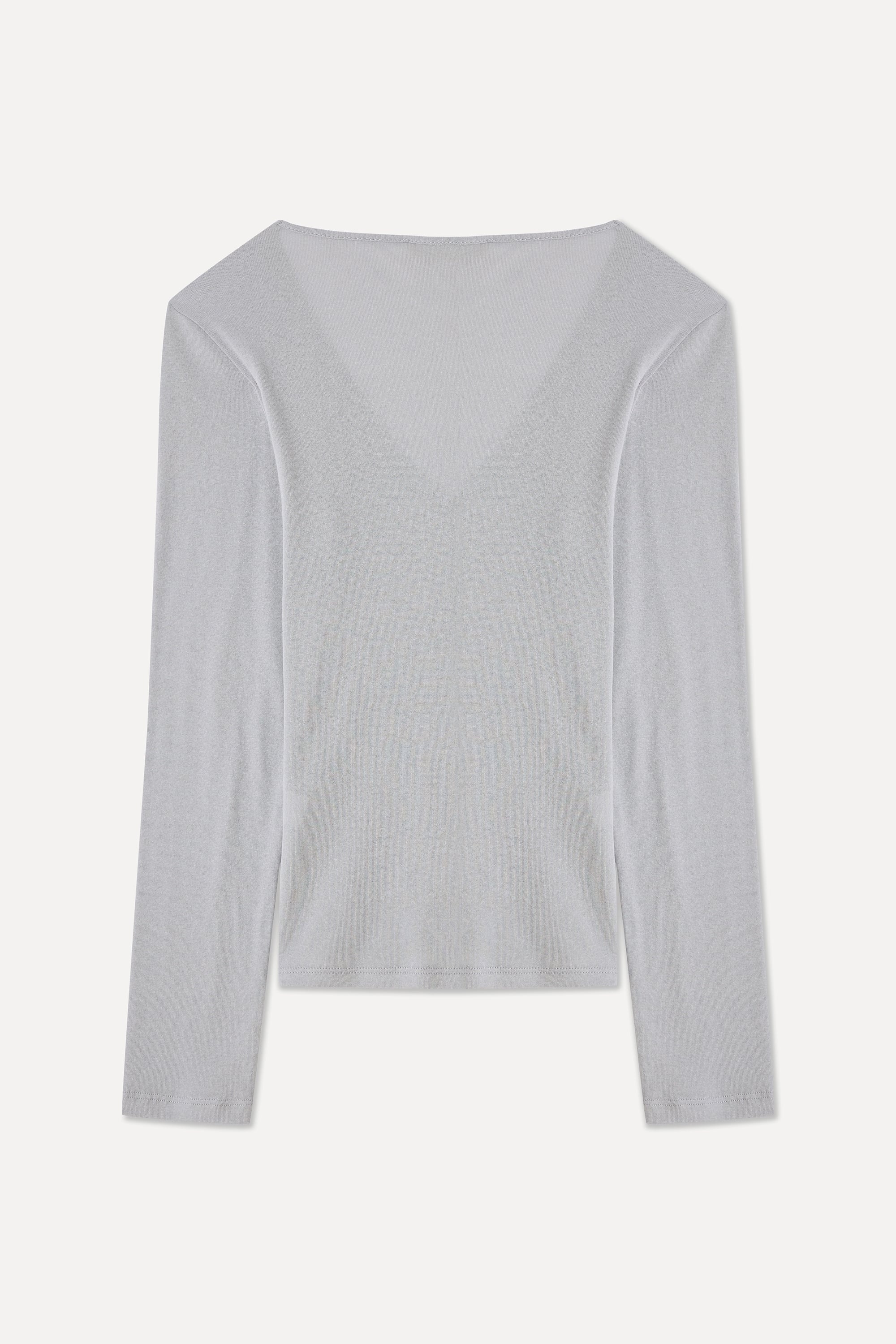 V YAKA UZUN KOLLU T-SHIRT