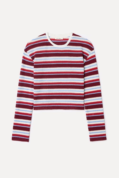  LOOSE FIT ÇİZGİLİ KAZAK