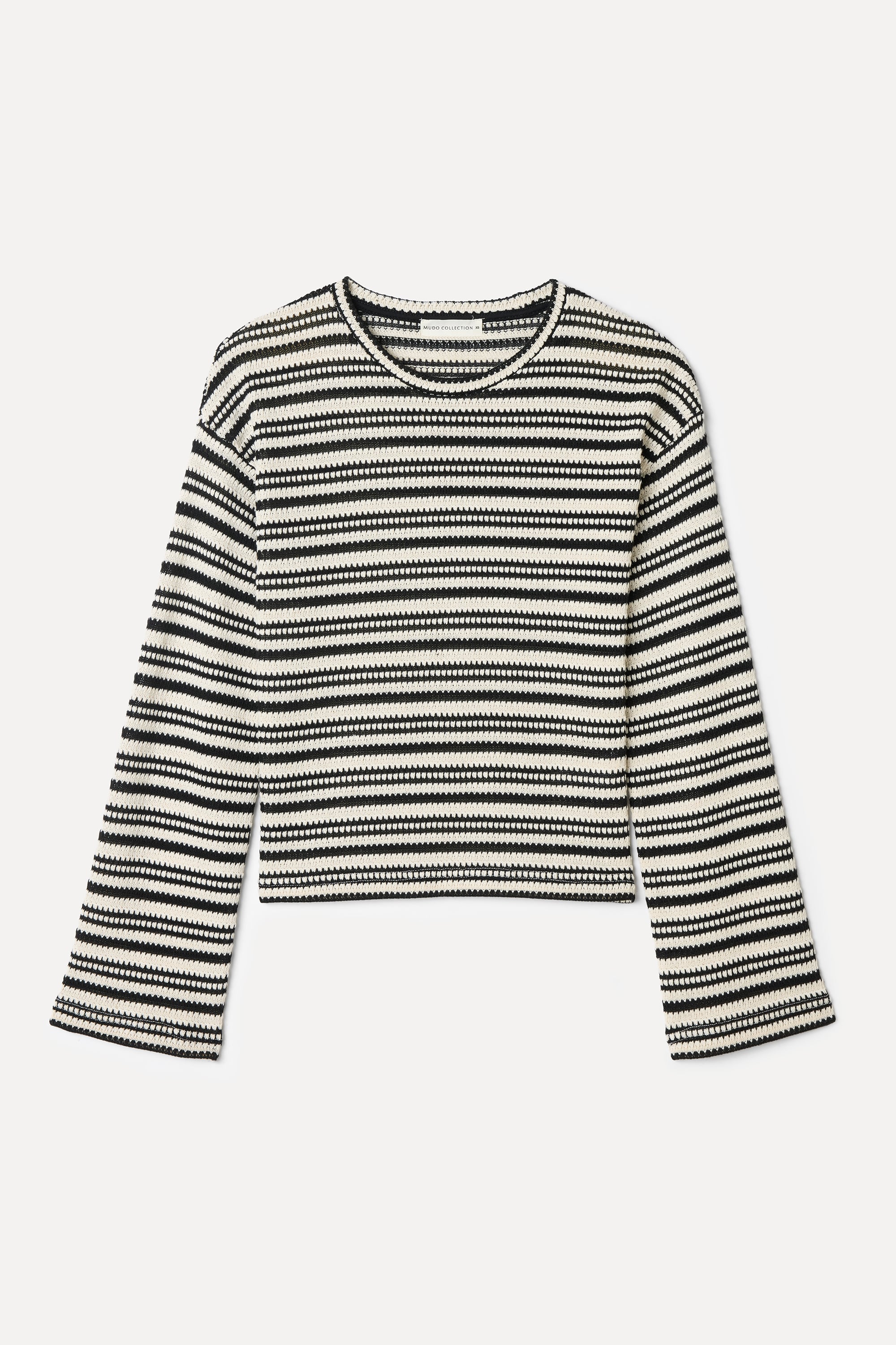 ÇİZGİLİ BİSİKLET YAKA KAZAK