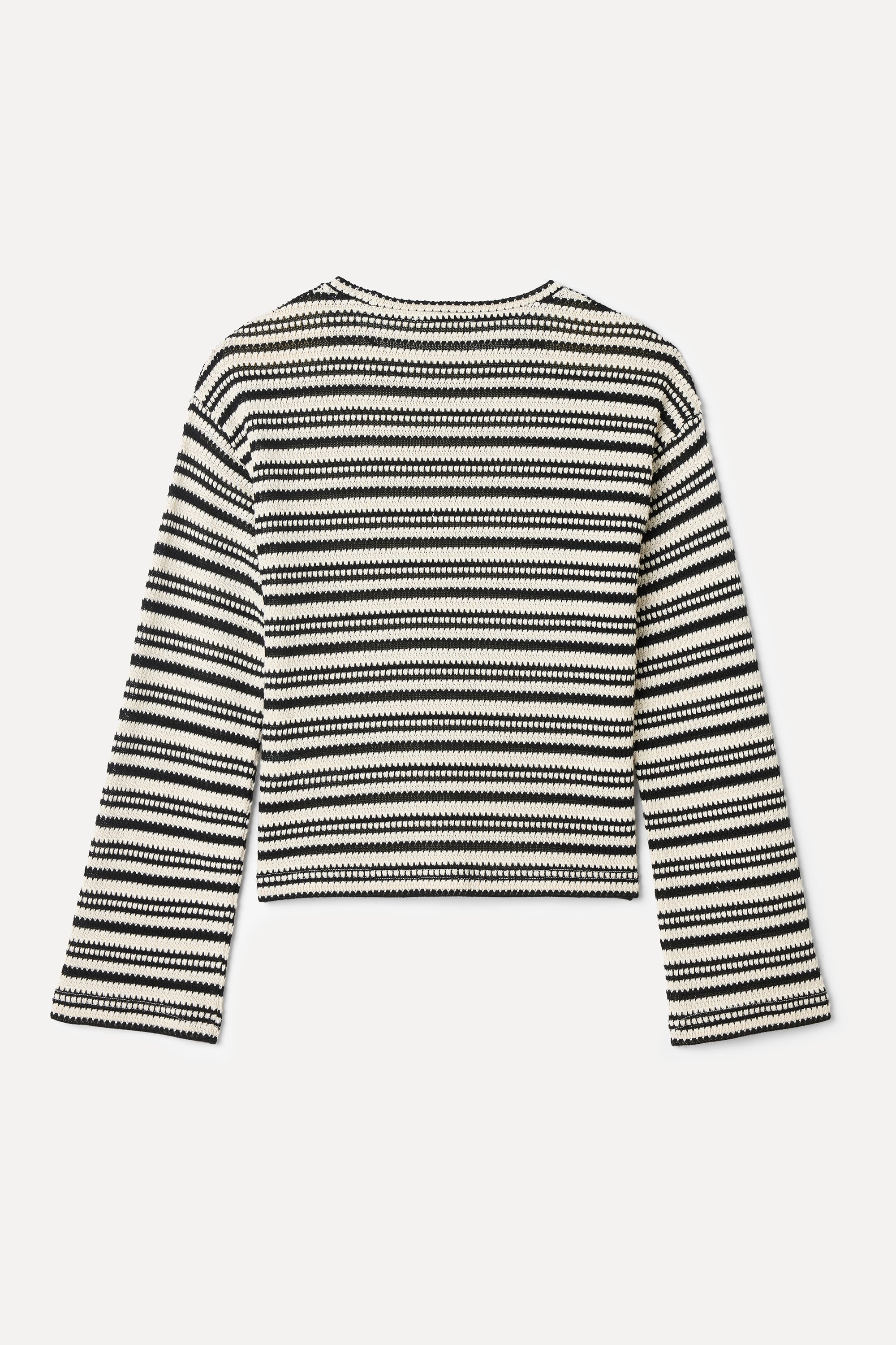 ÇİZGİLİ BİSİKLET YAKA KAZAK