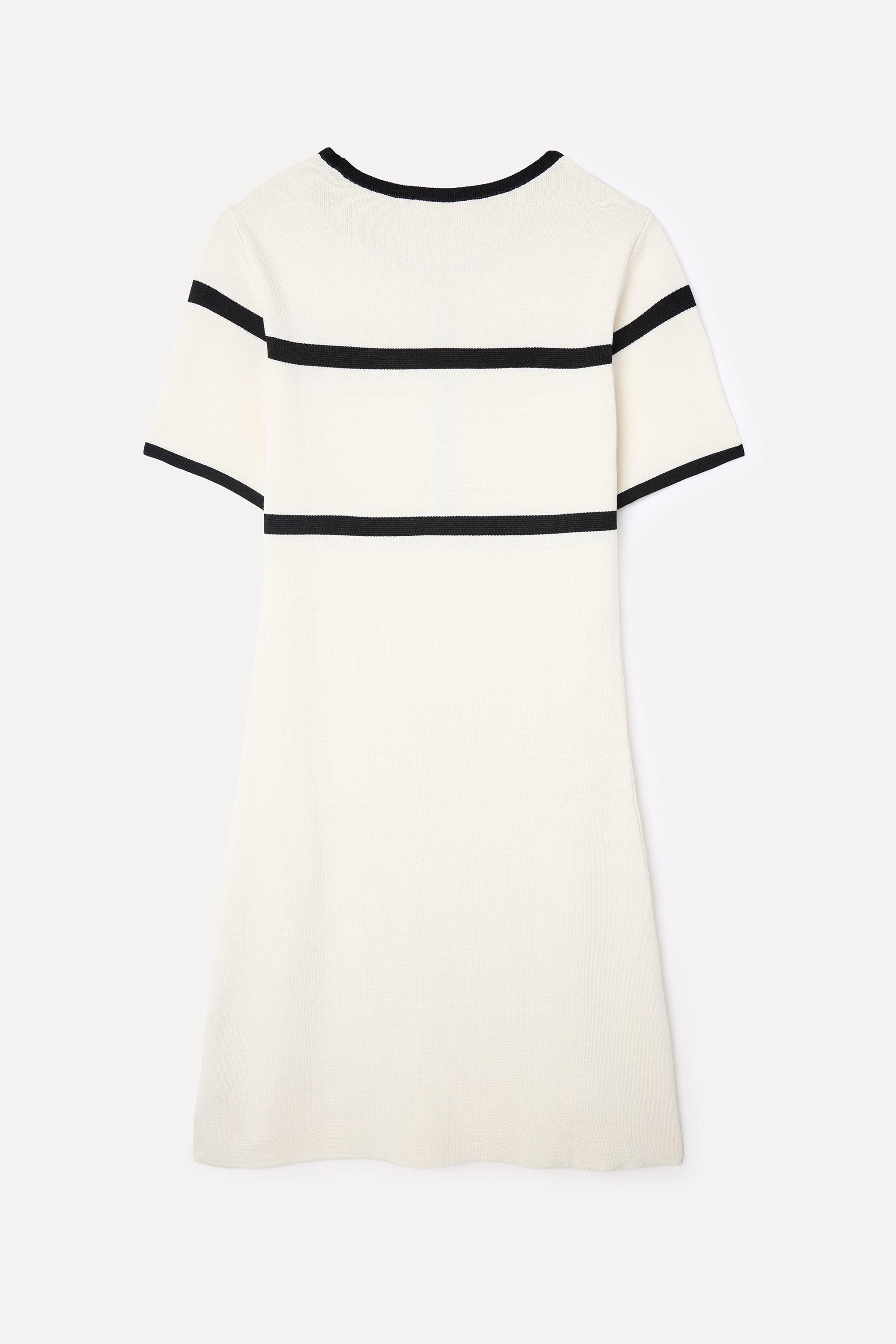 ÇİZGİ DETAYLI MİNİ ELBİSE