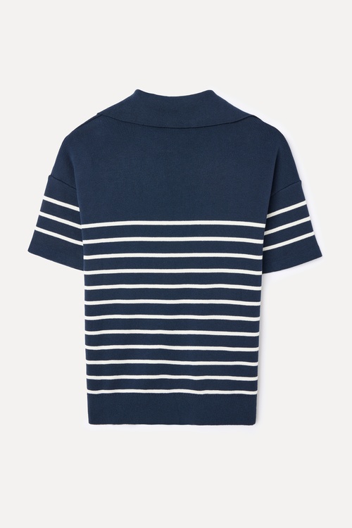  LOOSE FIT POLO YAKA KISA KOLLU KAZAK