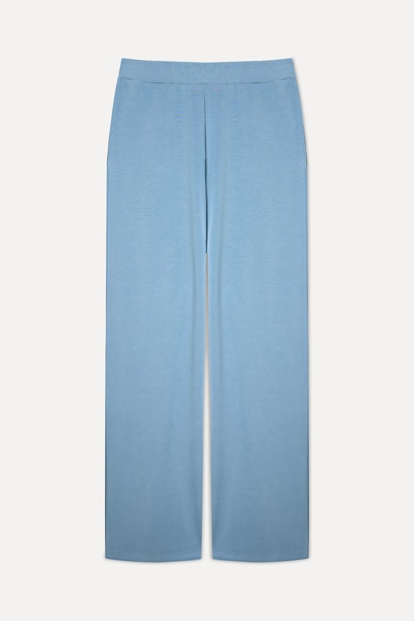 MODAL KARIŞIMLI RELAX FIT BELİ LASTİKLİ PANTOLON