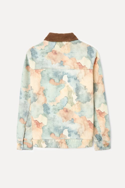 BASKILI FERMUARLI JEAN CEKET