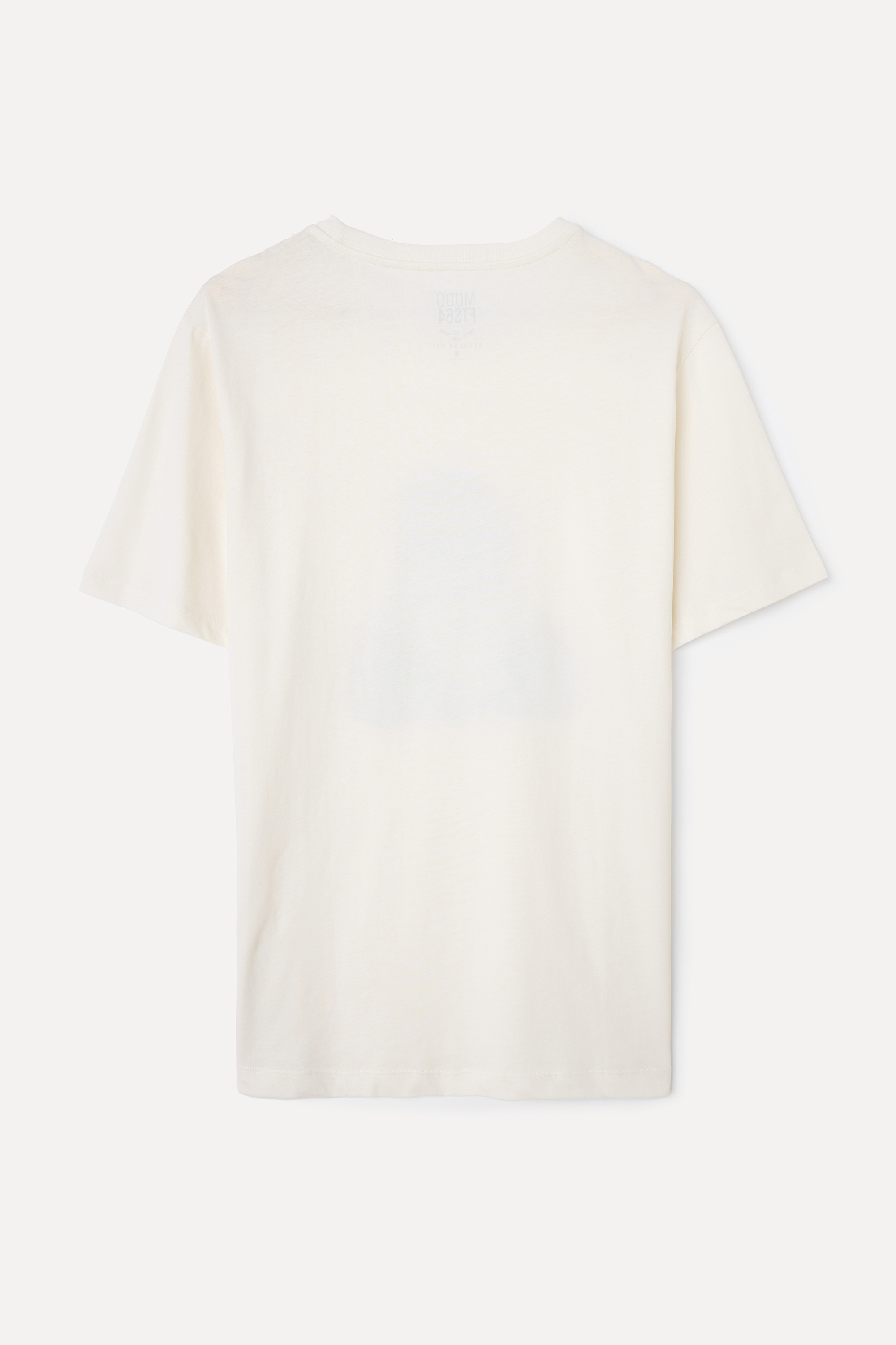 BASKILI BİSİKLET YAKA T-SHIRT