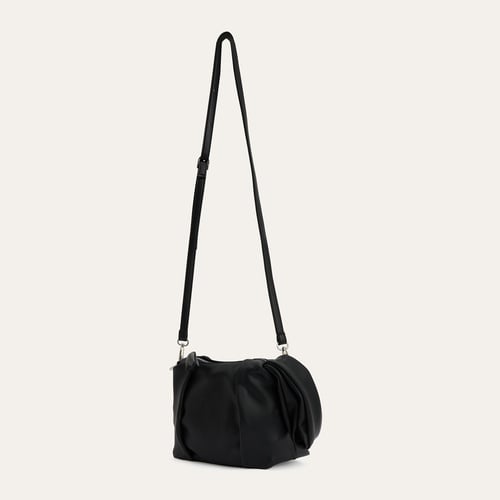 ASKI DETAYLI DERİ GÖRÜNÜMLÜ EL ÇANTASI