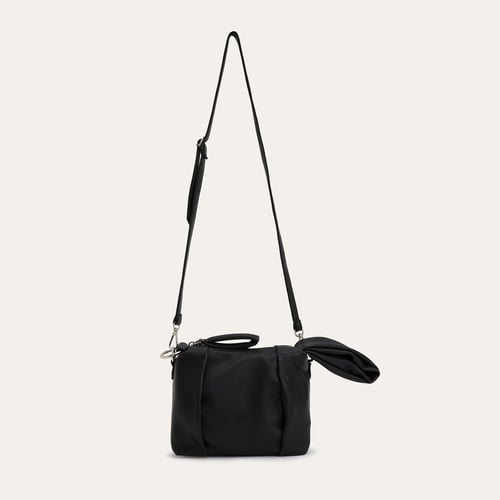 ASKI DETAYLI DERİ GÖRÜNÜMLÜ EL ÇANTASI