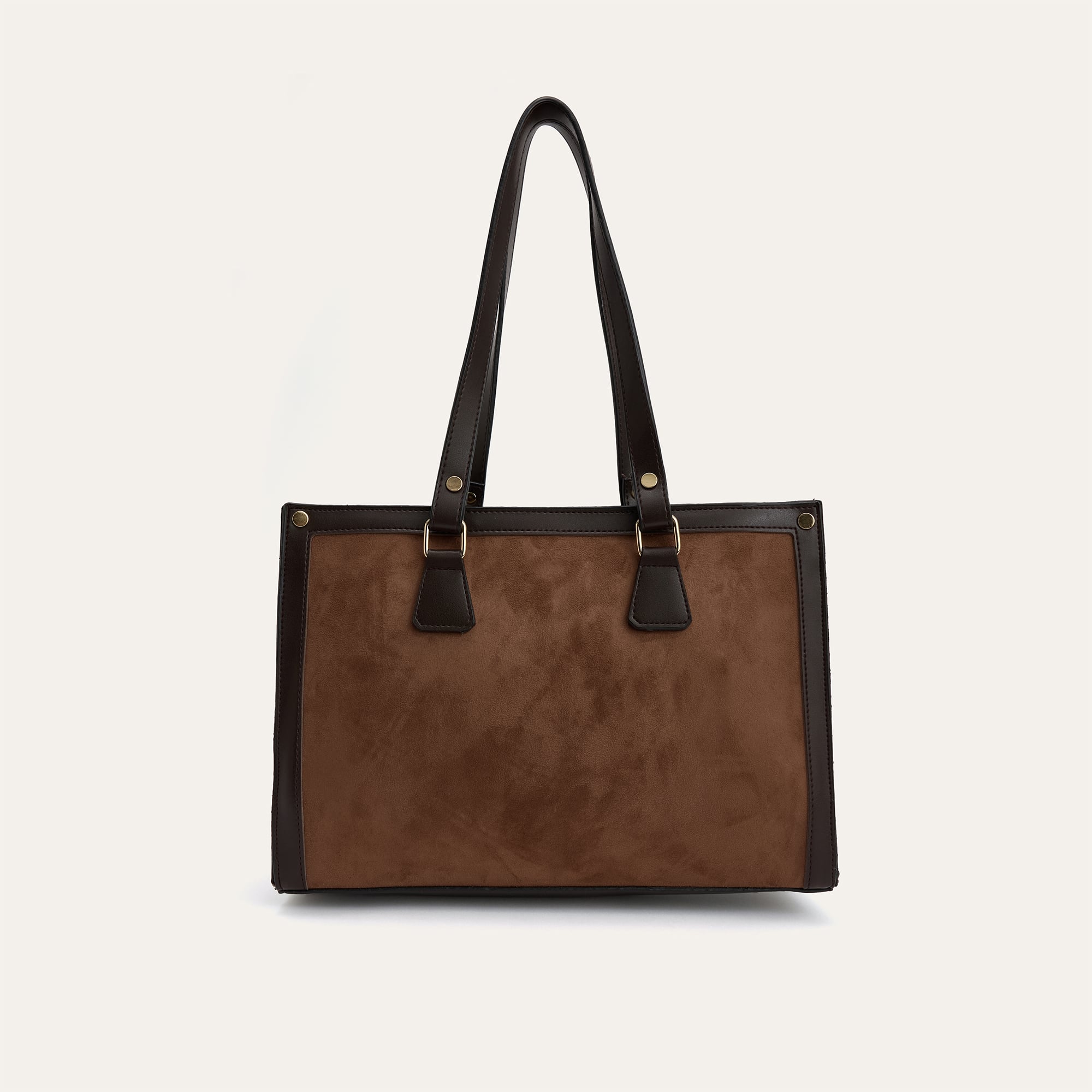 SÜET GÖRÜNÜMLÜ EL ÇANTASI