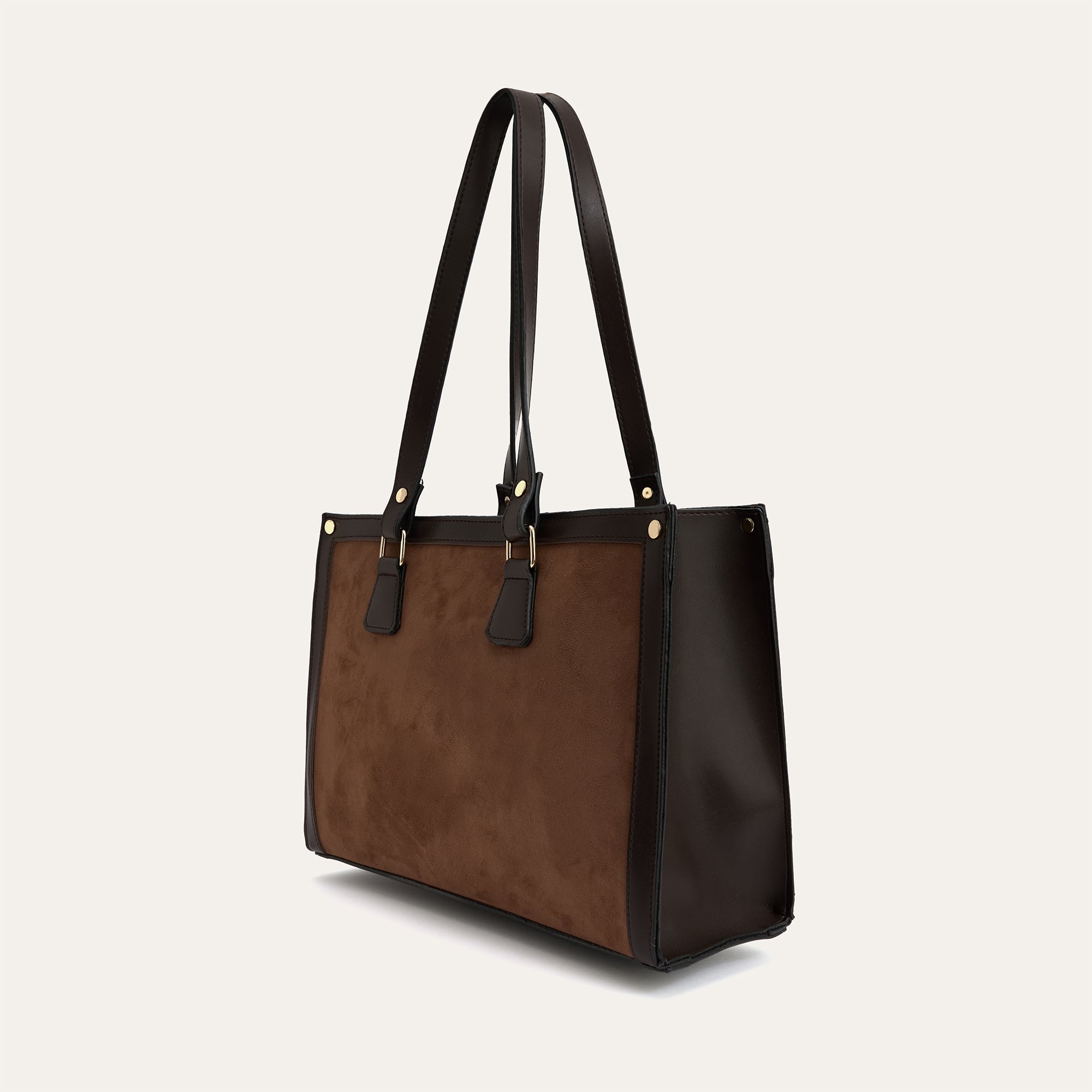 SÜET GÖRÜNÜMLÜ EL ÇANTASI