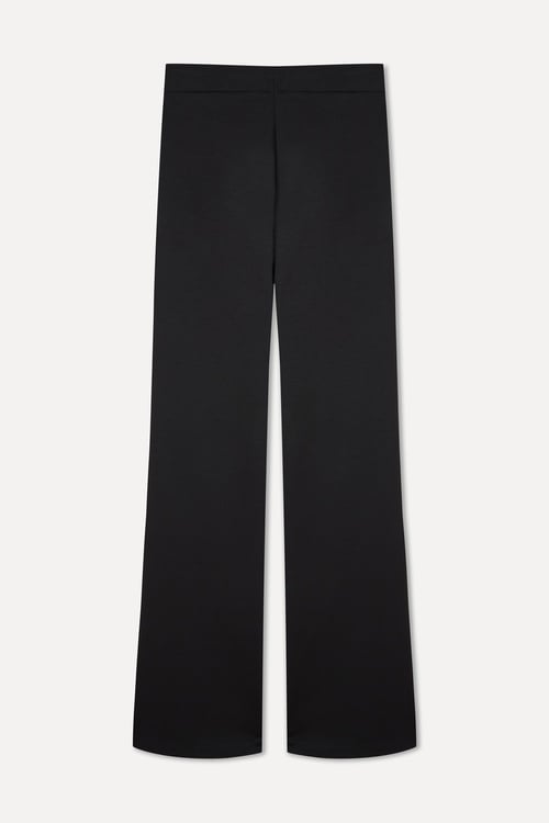 NERVÜR DİKİŞLİ FLARE FIT BELİ BAĞLAMALI PANTOLON