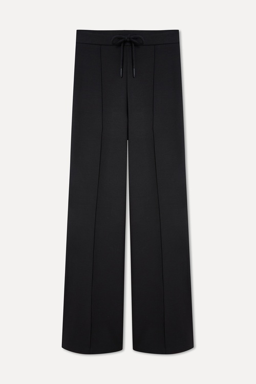 NERVÜR DİKİŞLİ FLARE FIT BELİ BAĞLAMALI PANTOLON