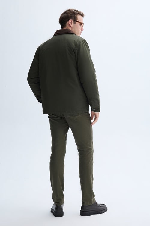  NAKIŞLI FERMUARLI CASUAL CEKET