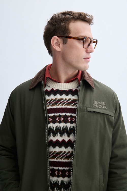  NAKIŞLI FERMUARLI CASUAL CEKET