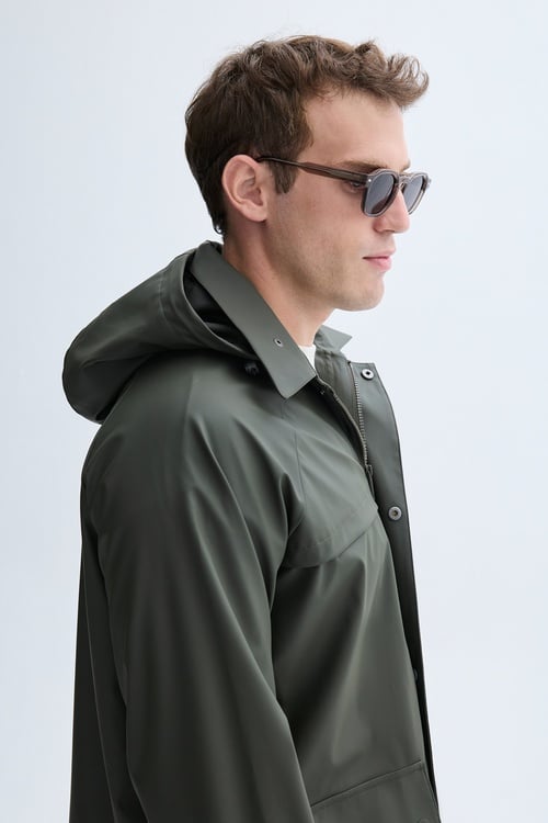 KAPÜŞONLU KISA MONT