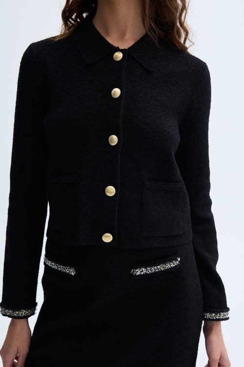 DÜĞMELİ POLO YAKA HIRKA