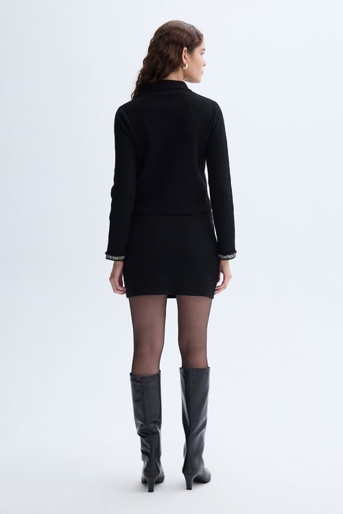 DÜĞMELİ POLO YAKA HIRKA