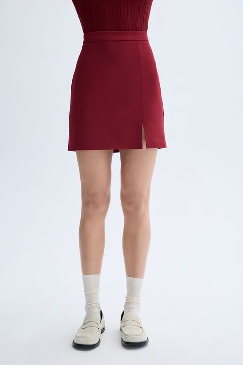 BİSİKLET YAKA OVERSIZE KISA KOLLU TRİKO KAZAK