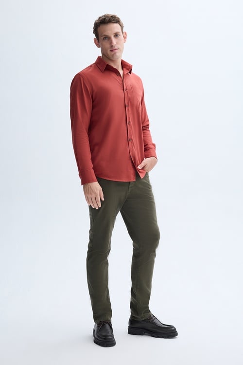  REGULAR FIT UZUN KOLLU GÖMLEK