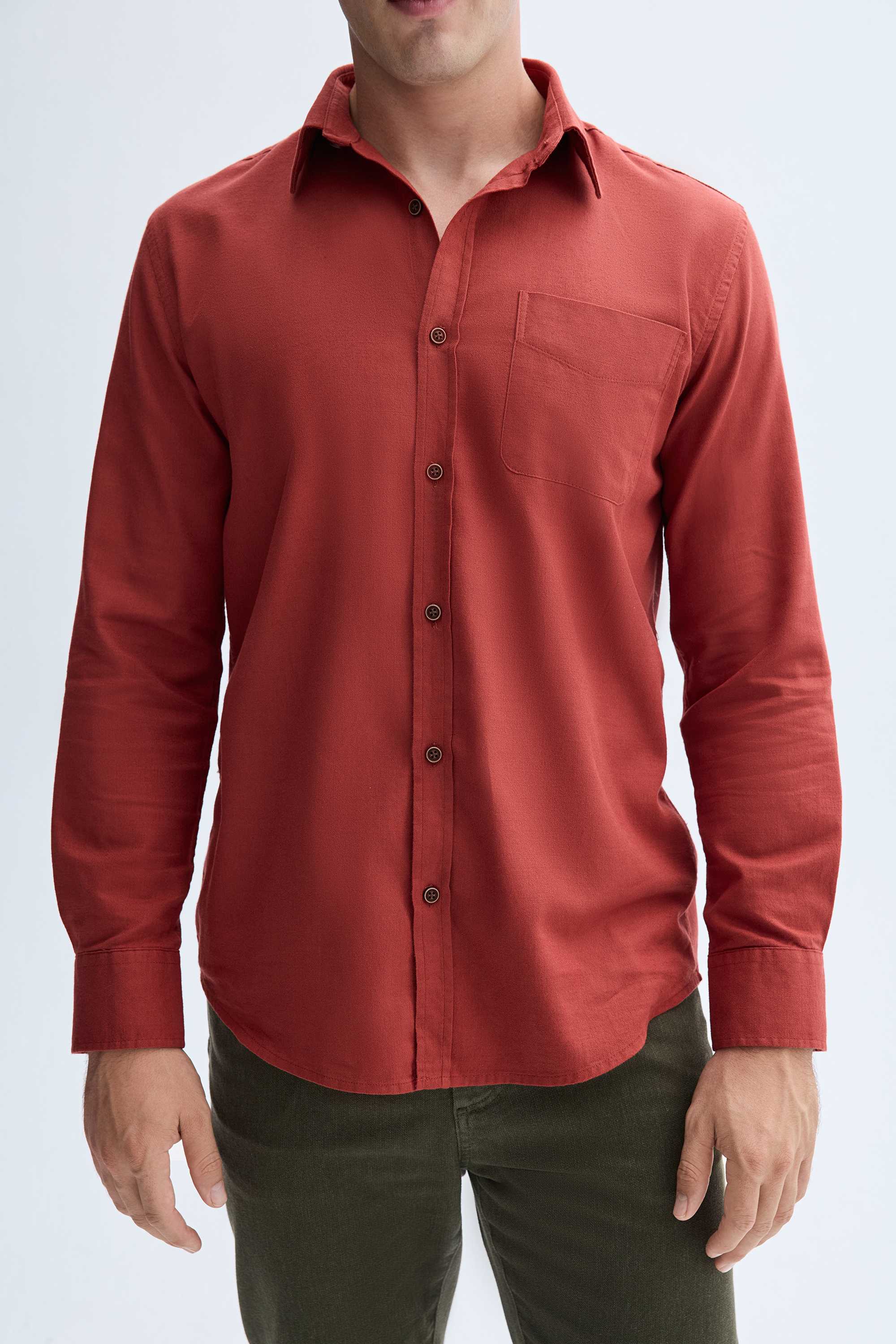 REGULAR FIT UZUN KOLLU GÖMLEK