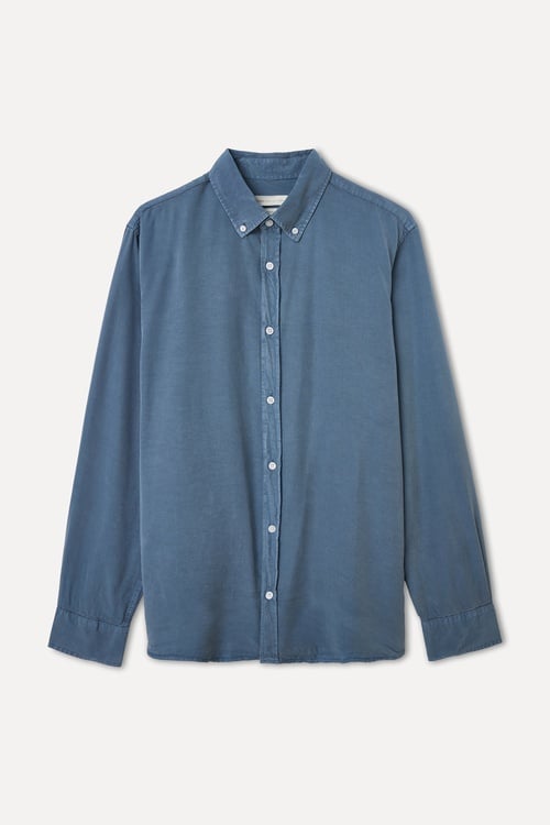  REGULAR FIT UZUN KOLLU LİYOSEL GÖMLEK