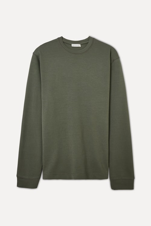 COMFORT FIT BİSİKLET YAKA SWEATSHIRT