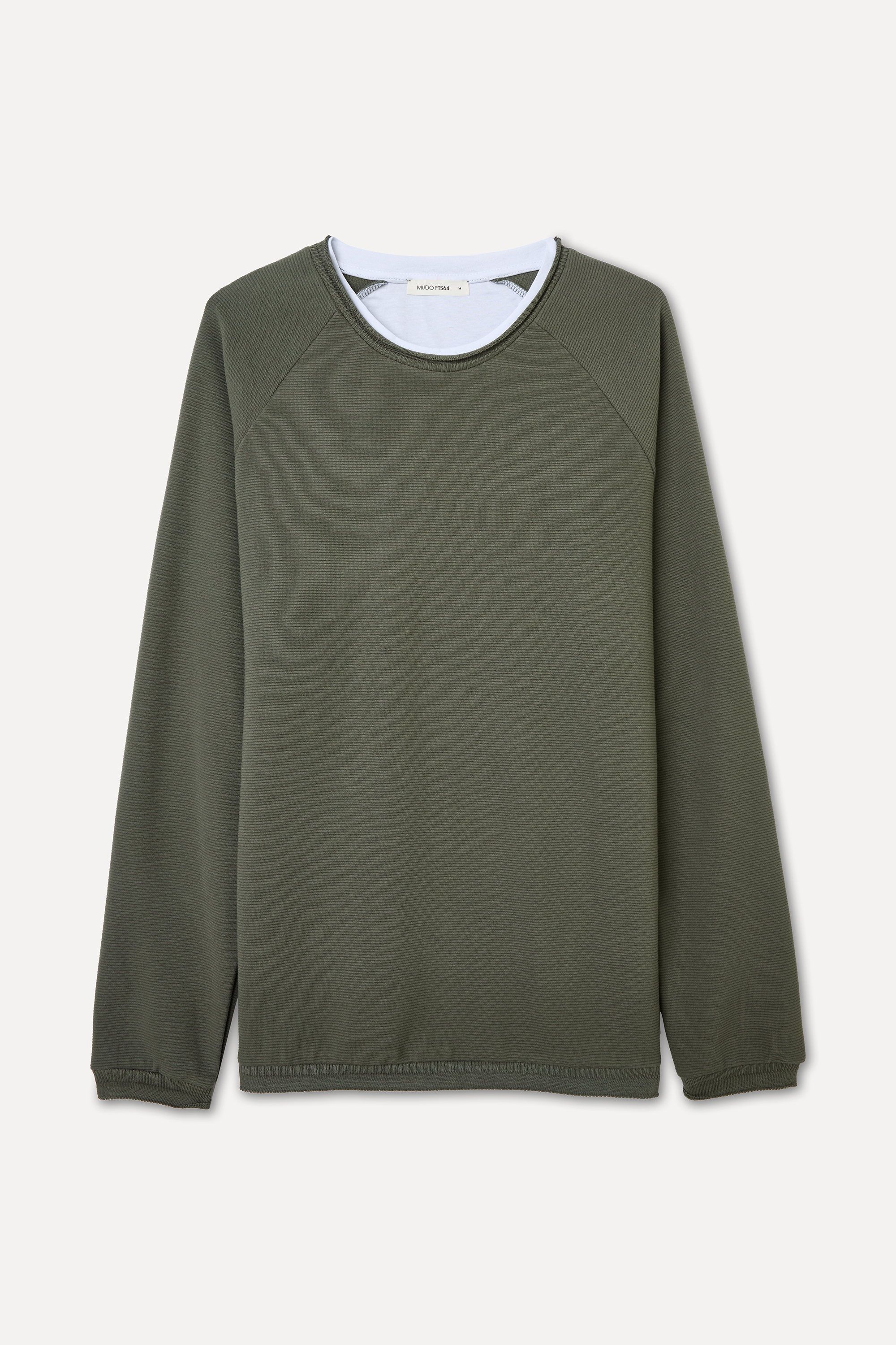 BİSİKLET YAKA SWEATSHIRT