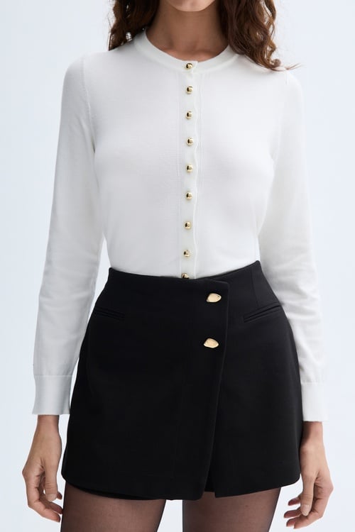 BİSİKLET YAKA TRİKO HIRKA