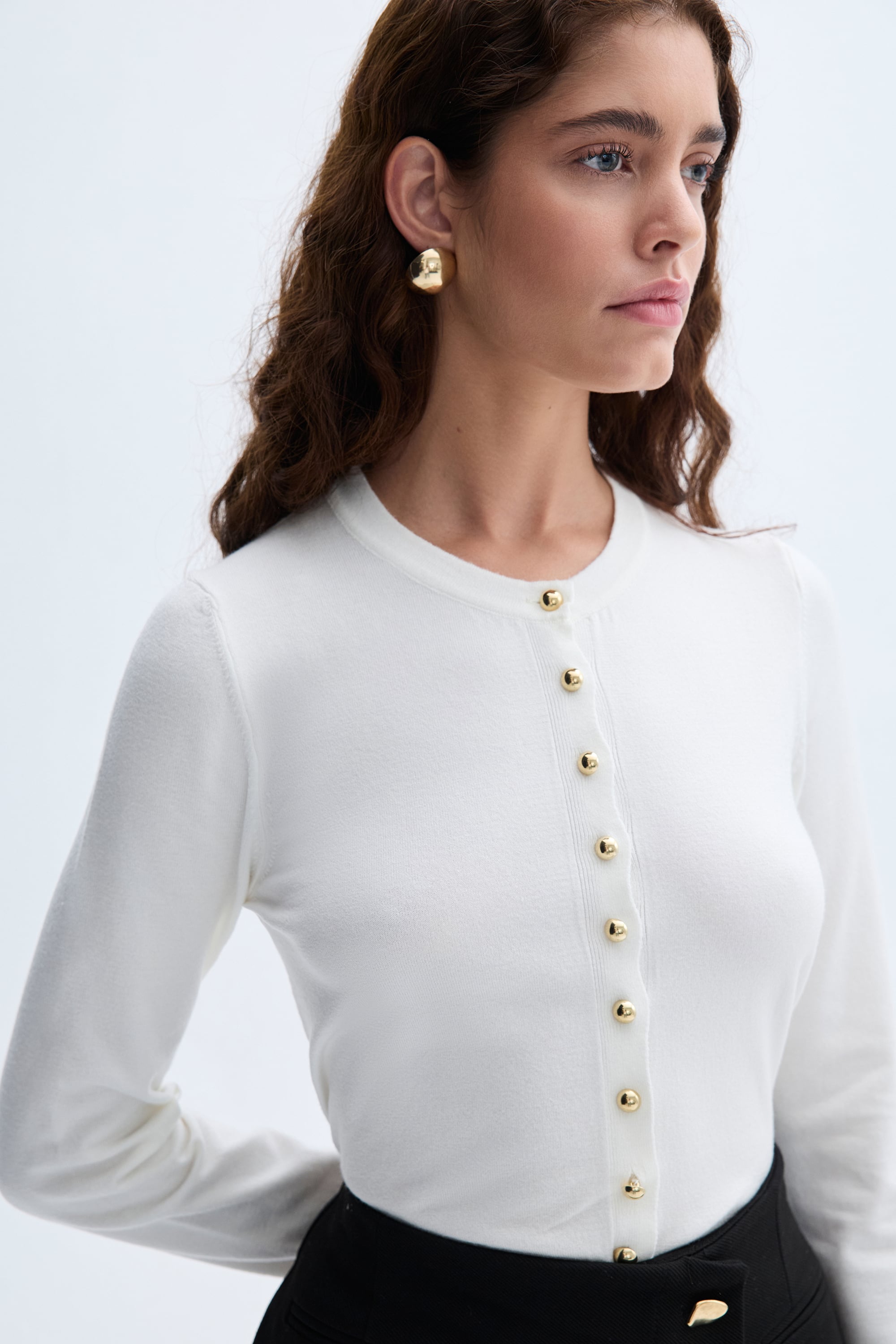 BİSİKLET YAKA TRİKO HIRKA