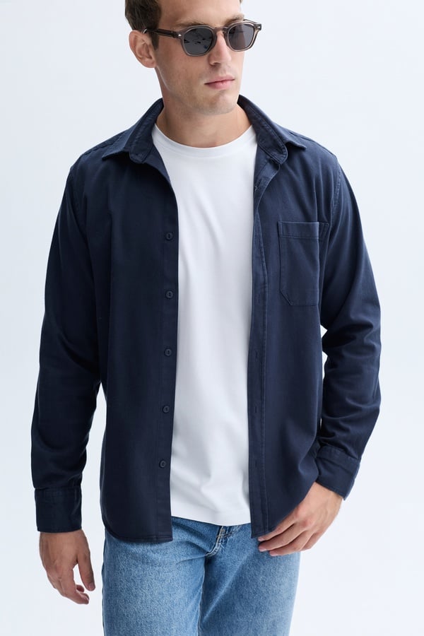 COMFORT FIT CASUAL UZUN KOLLU GÖMLEK