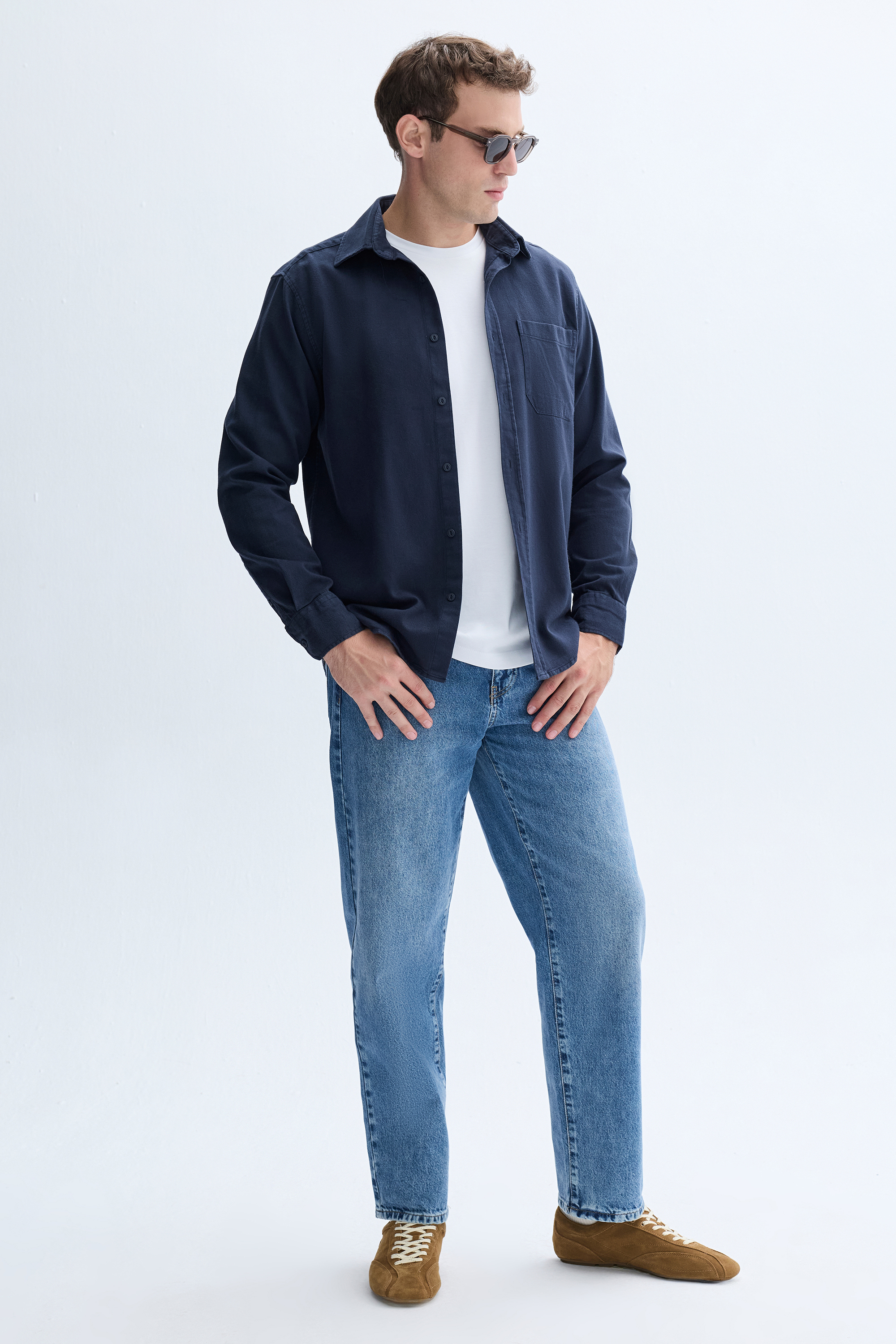 COMFORT FIT CASUAL UZUN KOLLU GÖMLEK