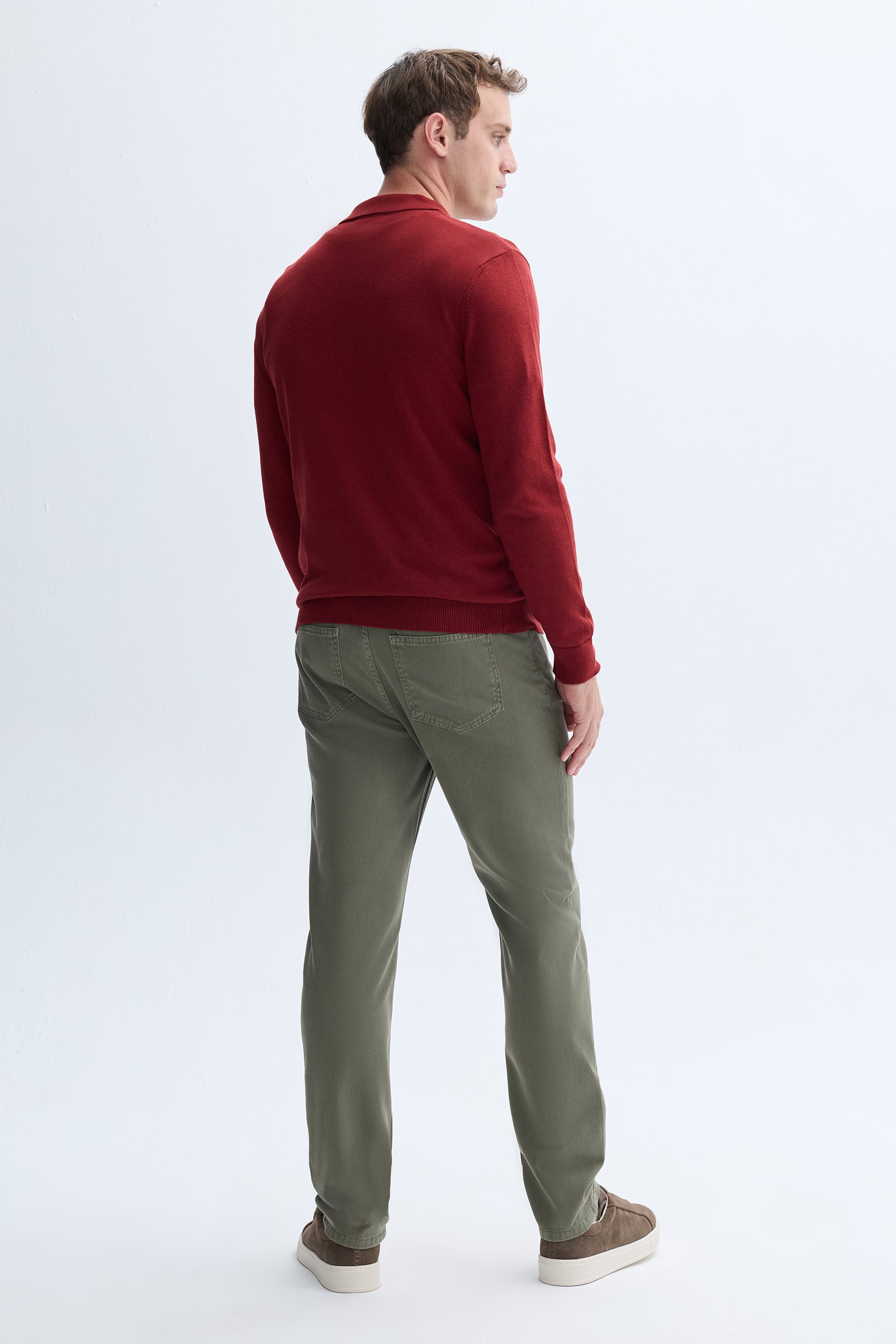 SLIM STRAIGHT FIT PANTOLON