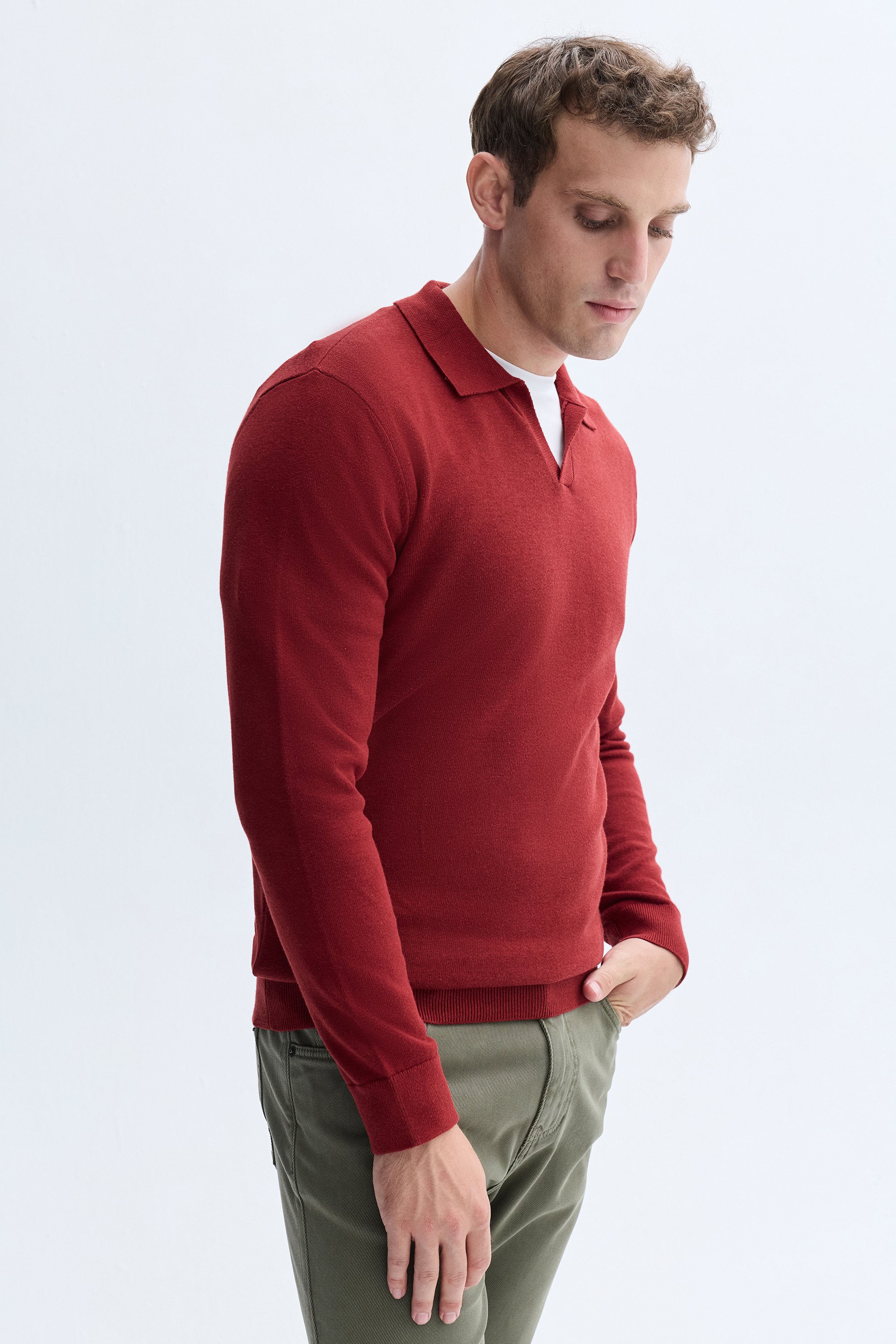 SLIM STRAIGHT FIT PANTOLON