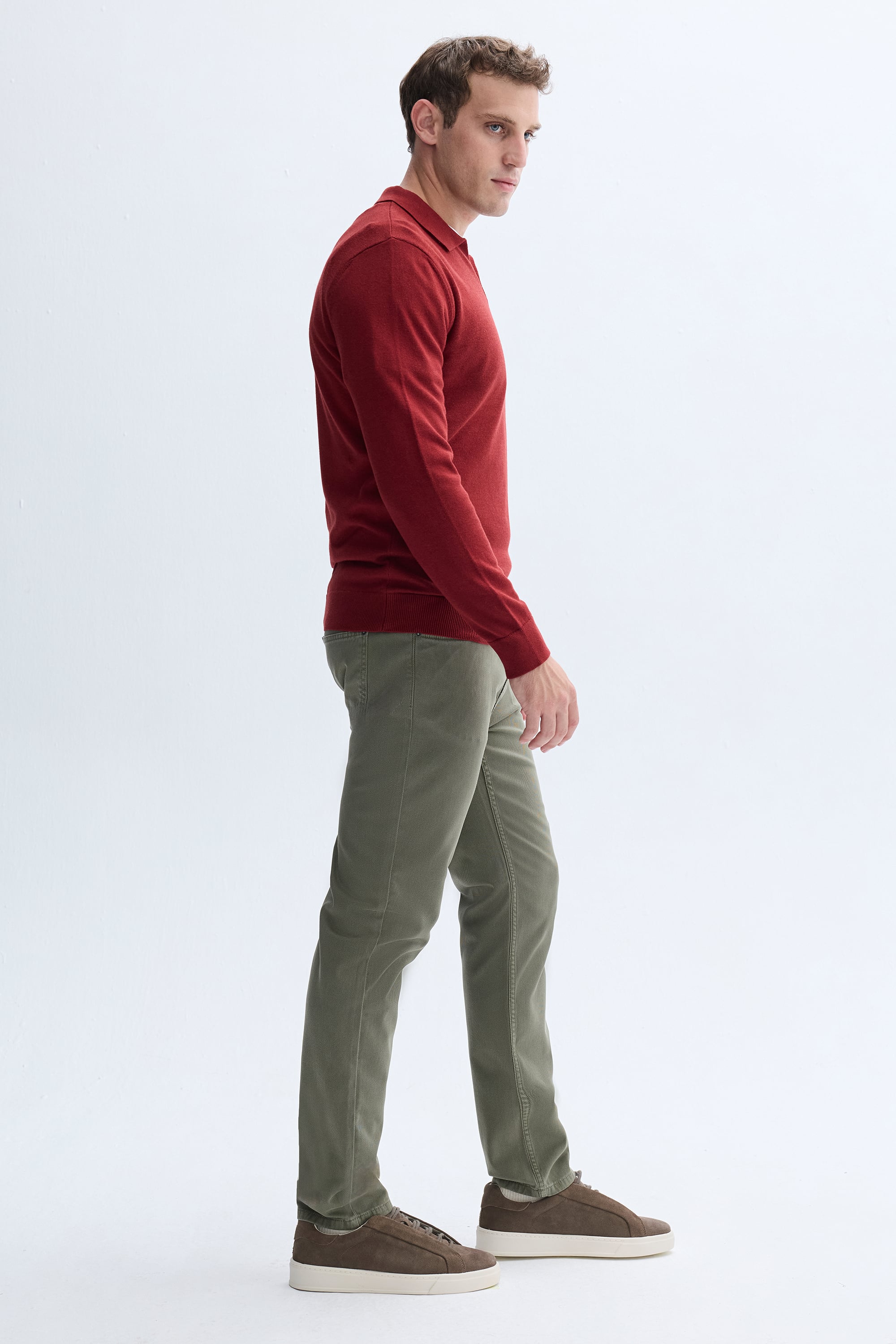 SLIM STRAIGHT FIT PANTOLON